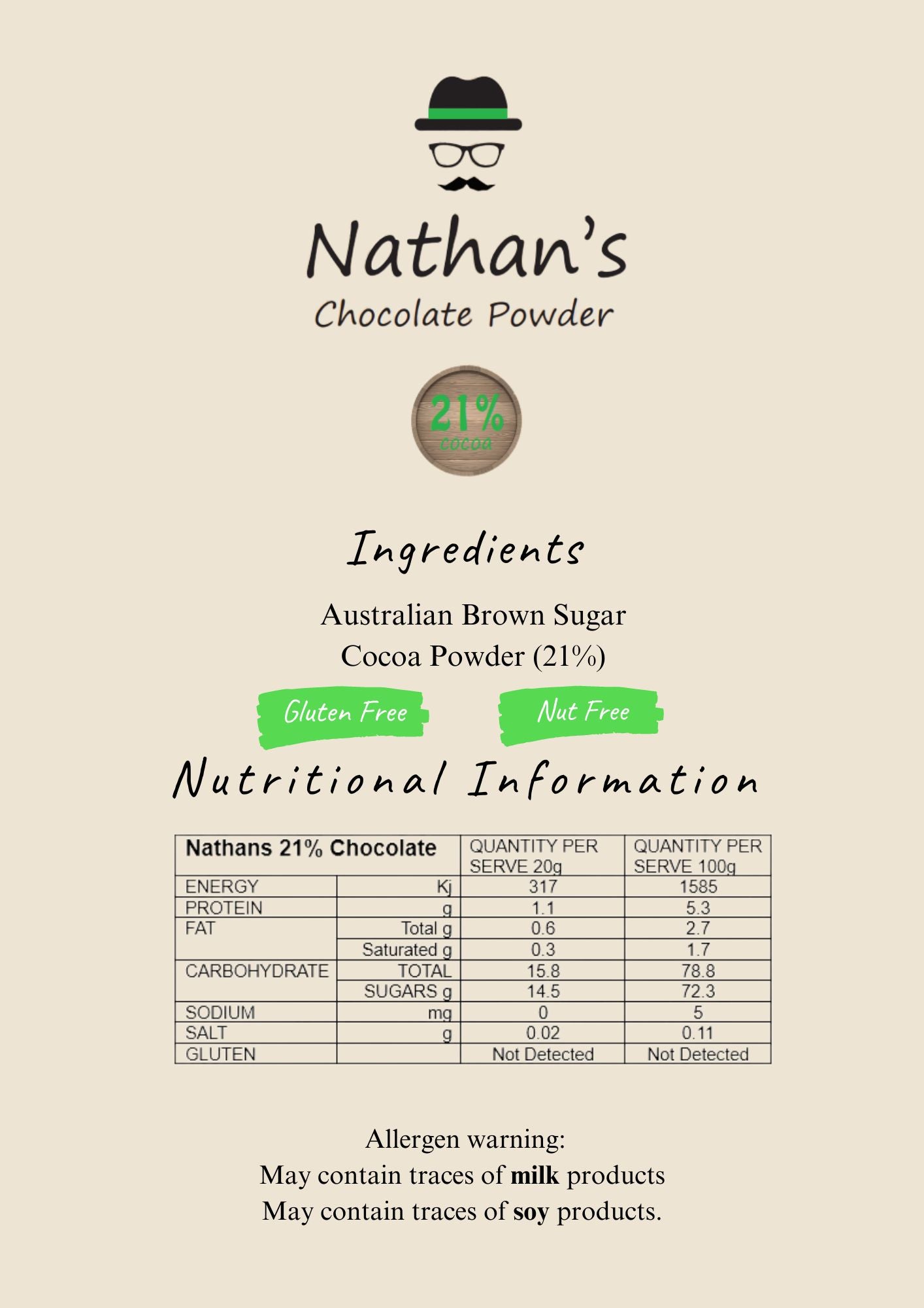 Chocolate 21% 350g Tin